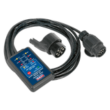 Sealey TST22 Towing Socket Tester 13-Pin 12V - MOT Approved