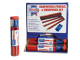 Faithfull FAICPDISP Carpenters Pencils Red (144 Pack)