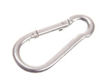 Faithfull FAICHFBS80 Fire Brigade Snap Hook 8mm Zinc Plated (Pack of 2)