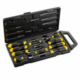Stanley Tools STA265014 Cushion Grip Screwdriver Set 10 Piece SL/PZ