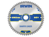 Construction Mitre Circular Saw Blade 250 x 30mm x 60T ATB/Neg | Toolden
