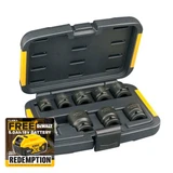 DeWalt DT7507 Impact Socket Set of 9 Metric 1/2in Drive | Toolden
