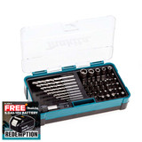 Makita B-36192 Makita 48 Piece HSS-G Screw & Socket Bit Set | Toolden