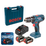 BOSCH GSB18V-21 24 COMBI DRILL 2-18V-4AH COOLPACK BATTERIES  | Toolden