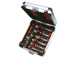 Faithfull FAICASSET6 Stubby Combination Wood Auger Bit Set 10-25mm (6 Pack)
