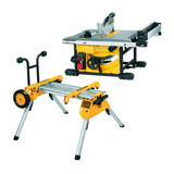DeWalt DWE7485-GB 210mm Compact Table Saw 1700W 110V & DE7400 Saw Stand
