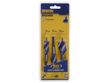IRWIN 6X Blue Groove Stubby Wood Bit Set 3 Piece 16-25mm| Toolden