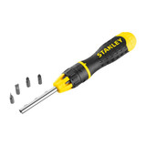 Stanley 068010 Multibit Ratchet Screwdriver & 10 Bits