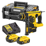 DeWalt DCH253P2 18V SDS+ Rotary Hammer with 2x 5.0Ah Batteries