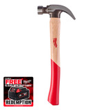 Milwaukee 4932478660 20G/570G Hickory Curved Claw Hammer