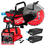 Milwaukee MXF COS350-602 MX FUEL™ 350mm Cut-Off Saw with 2x 6.0Ah Batteries