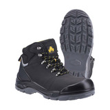 Amblers Safety AS252 Lightweight Water Resistant Leather Safety Boot Black - 5