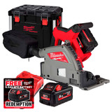 Milwaukee M18 FPS55-552P 18V FUEL™ 55mm Brushless Plunge Saw with 2x 5.5Ah Batteries