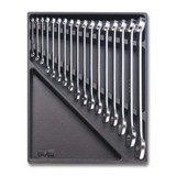 Beta T01 Combination Wrenches Set in Hard Thermoformed Tray (17 Pieces)
