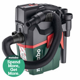 Metabo AS18 HEPA PC 18V Compact Wet/Dry Vacuum Cleaner 6L (Body Only) 602029850