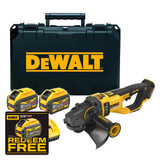 DeWalt DCG460X2 54V XR FlexVolt 230mm Angle Grinder with 2x 9.0Ah Batteries