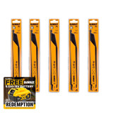 DeWalt DT2353-QZ Bi-Metal Reciprocating Saw Blades 203mm x 14 TPI