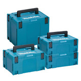 Makita MAKPAC 4-Piece Case Set with 2x Type 2 Cases, 1x Type 3 Case & 1x Type 4 Case