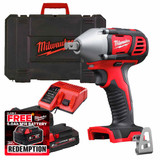 Milwaukee M18 BIW12-202C 18V 1/2" Cordless Impact Wrench with 2x 2.0Ah Batteries