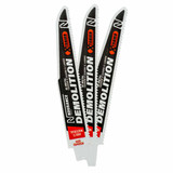 N-Durance NDSABDEM150 Multi-Material Demolition Reciprocating Blades 150mm x 1.57 x 22mm 10 TPI (3 Pack)