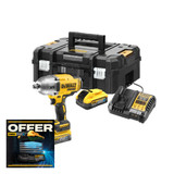 Dewalt DCF900H2T 18V XR Brushless 1/2" Hog Ring High Torque Impact Wrench with 2 x5.0Ah Batteries