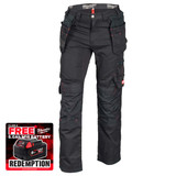Milwaukee 4932498197 Freeflex Allround Work Trousers Black (Size 42)