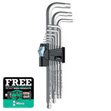 Wera 3950/9 Hex-Plus Stainless 1 L-Key Set