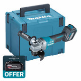 Makita GA028GZ01 40V Max XGT 115mm Brushless Angle Grinder with Makpac Case (Body Only)