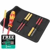 Wera 05006601001 Kraftform Kompakt VDE Interchangeable Screwdriver Set, Universal 2 Tool Finder