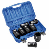 Draper 20210 HI-TORQ® Metric Deep Impact Socket Set, 1 Sq. Dr. (8 Pieces)