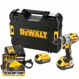 DeWalt DCD991P2-GB 18V XR Brushless Drill Driver with 2 x 5.0Ah Batteries