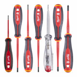 Milwaukee 4932478739 Tri-Lobe VDE Screwdriver PH Set (7 Pieces)