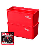 Milwaukee 4932480699 PACKOUT 10x20cm Nest Bin (Pack of 2)