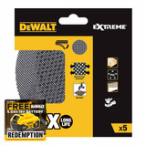 DeWalt DTM8556-QZ Extreme ROS 150mm Mesh Sanding Sheet 60G