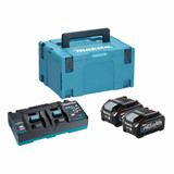 Makita 191U06-6 XGT 40V Max Power Source Kit with 2 x 4.0Ah Batteries 