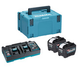 Makita 1910A2-5 40V XGT Power Source Kit with 2x 8.0Ah Batteries