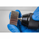 Sealey FW4020805 40 x 20mm Abrasive Flap Wheel on 6mm Shaft 80Grit (5 Pack)