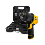 JCB JCB-RP9510-KIT 1/2" Square Drive Air Impact Wrench with Socket Set (3 Pieces)