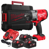Milwaukee M18FHIW2F12-503X 18V Fuel 1/2" High Torque Impact Wrench with Friction Ring