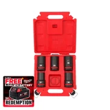 Milwaukee 4932498752 1" Deep Socket Set (5 Pieces)