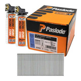 Paslode 395194 F18 1.2 x 32mm Electro Galvanised Straight Brads for IM50 (2000 Pack & 2 Fuel Cells)