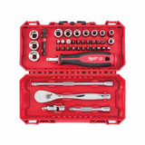 Milwaukee 4932498381 1/4" Ratchet, Driver and Socket Set in Packout Box (38 Pieces)