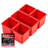 Milwaukee 4932478300 PACKOUT Slim Bin Organisers