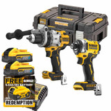 Dewalt DCK2200H2T 18V XR BL Power Tool Kit with 2x 5.0ah Powerstack Batteries & Charger