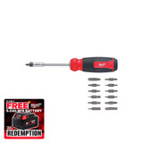 4932480582 14-in-1 Ratchet Multi-Bit Screwdriver