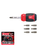 4932492807 8-in-1 Compact Multi-Bit Screwdriver