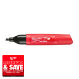 Milwaukee 48223103 Black Chisel Point Marker