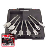 Milwaukee 4932352504 Flat Boring Bits Set (8 Pieces)
