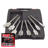 Milwaukee 4932352504 Flat Boring Bits Set (8 Pieces)