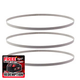 Milwaukee 48390531 Bandsaw Blades 1139.83mm x 12.7mm x 0.51 mm 25 TPI (3 Pack)